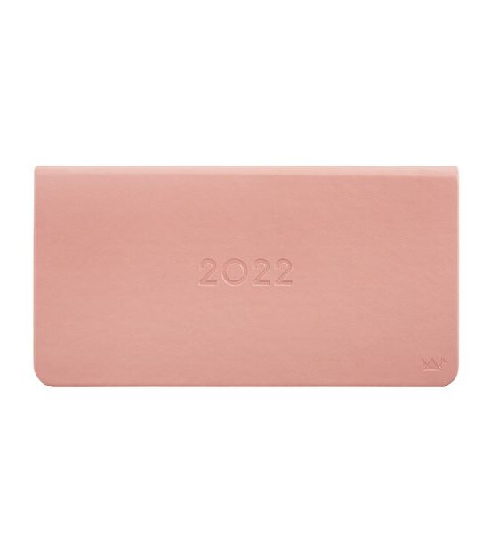Paper Crane 2022 Slimline Diary Week to View, Blush