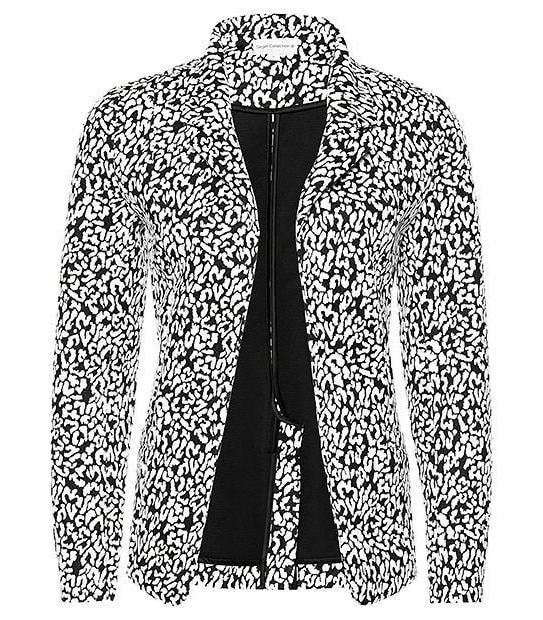 Relaxed Shawl Jacket - Animal