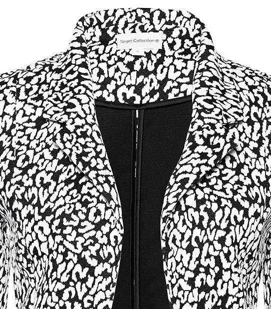 Relaxed Shawl Jacket - Animal