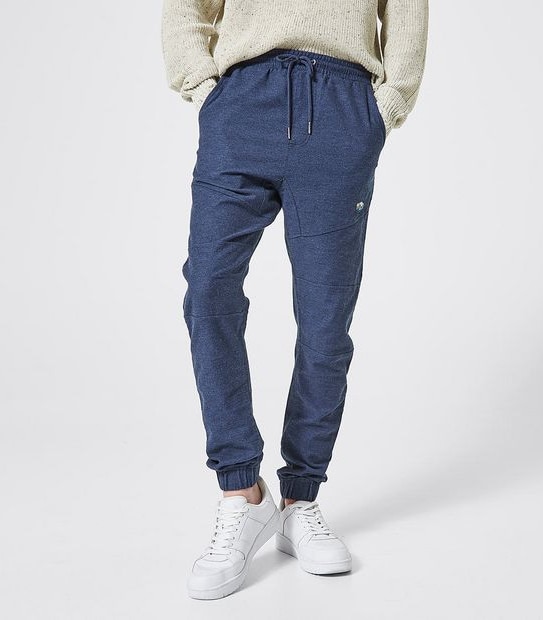 Piping Hot Woven Surf Jogger Pants - Navy