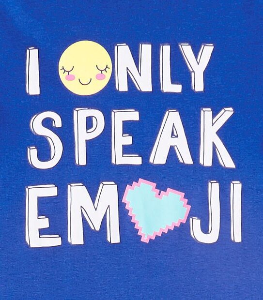 Emoji Chat Long Sleeve Pyjama Set