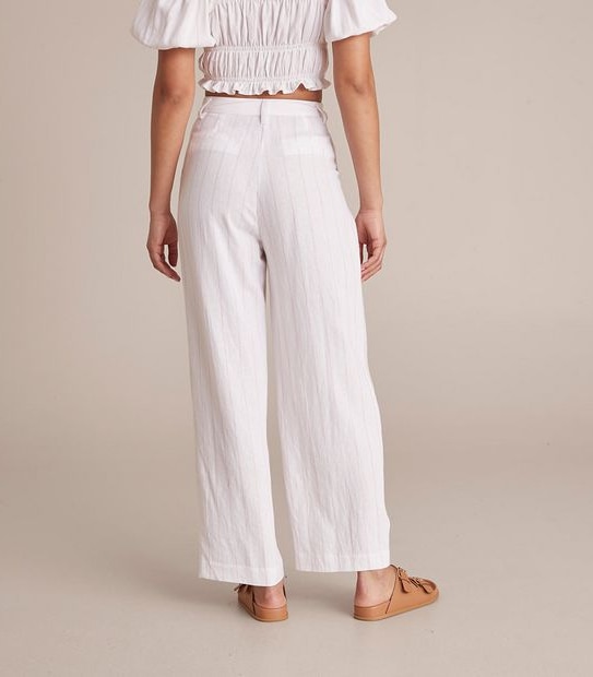 Lily Loves Linen Blend Wide Leg Trousers 5 of 6