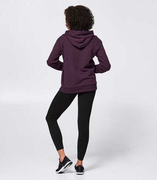 Lonsdale London Logo Hoodie - Burgundy