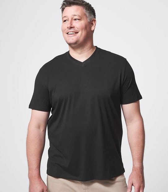 Mr Big Organic Cotton V-Neck T-Shirt