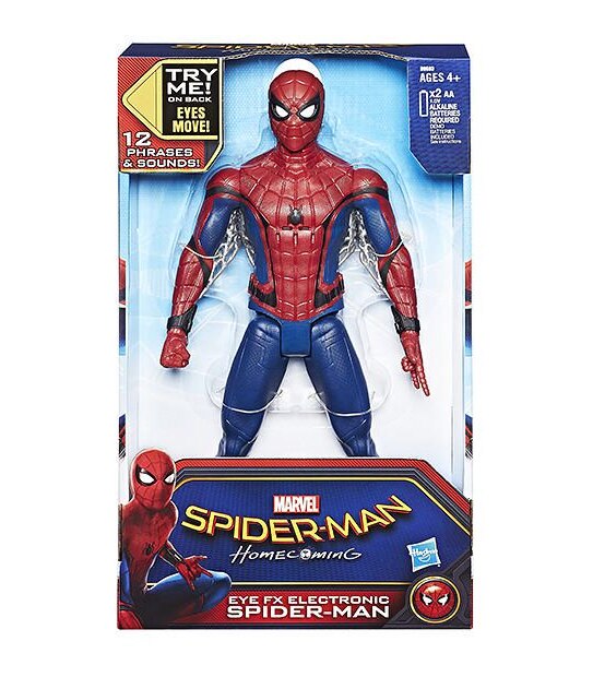 Spider-Man Homecoming Eye FX Electronic Spider-Man Figure