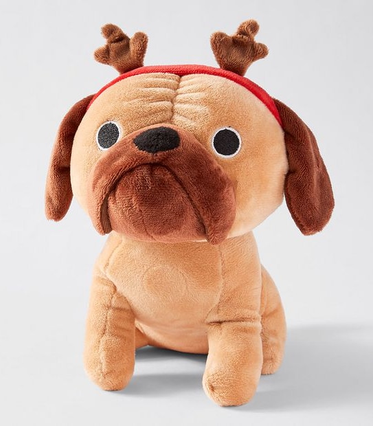 Patch & Socks Pet  Plush Pug