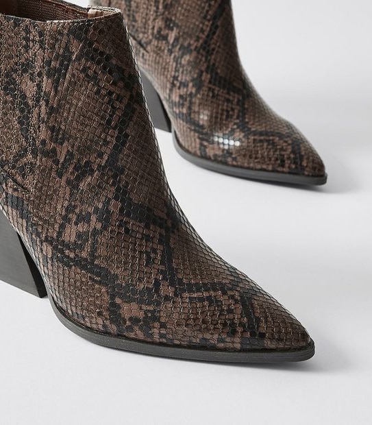 Lily Loves Boa Boots - Brown Snake