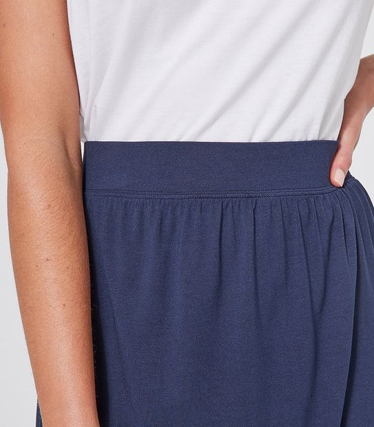 Jersey Curved Hem Skirt