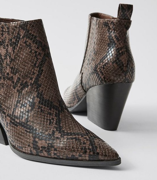 Lily Loves Boa Boots - Brown Snake