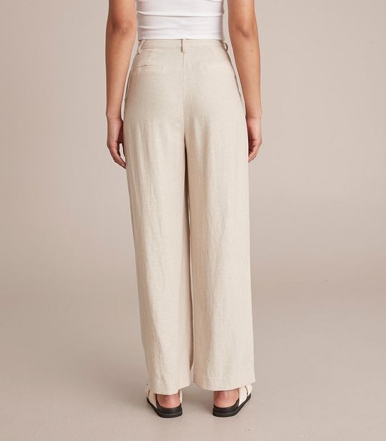 Lily Loves Linen Blend Wide Leg Trousers 4 of 5