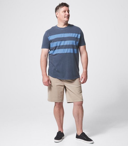 Mr Big Stripe Print T-Shirt