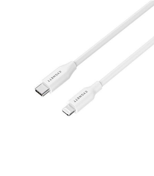 Cygnett Essentials Lightening to USB-C 1M Cable - White