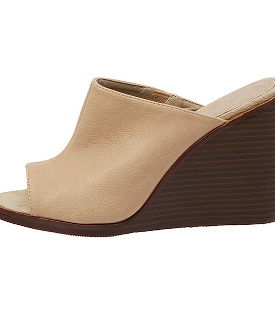 Amber Peep Toe Wedges