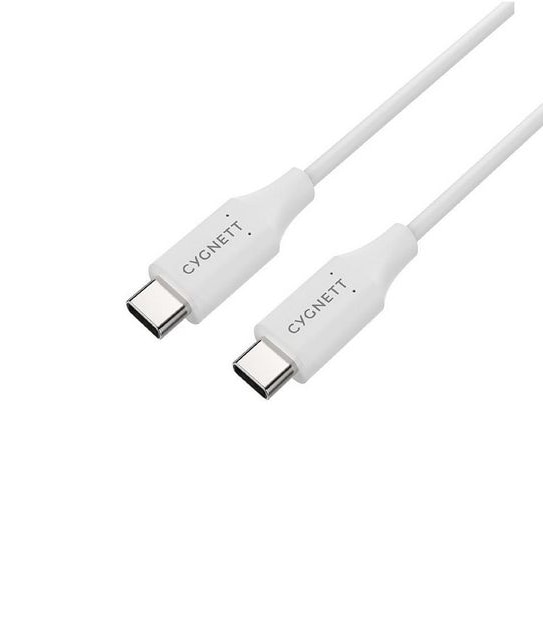 Cygnett Essentials USB-C to USB-C 1M Cable White