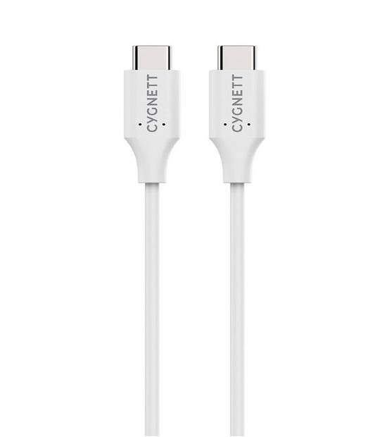 Cygnett Essentials USB-C to USB-C 1M Cable White