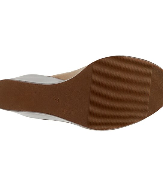 Amber Peep Toe Wedges