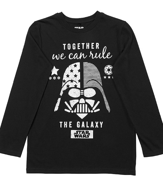 Star Wars Long Sleeve Rule The Galaxy Print T-Shirt