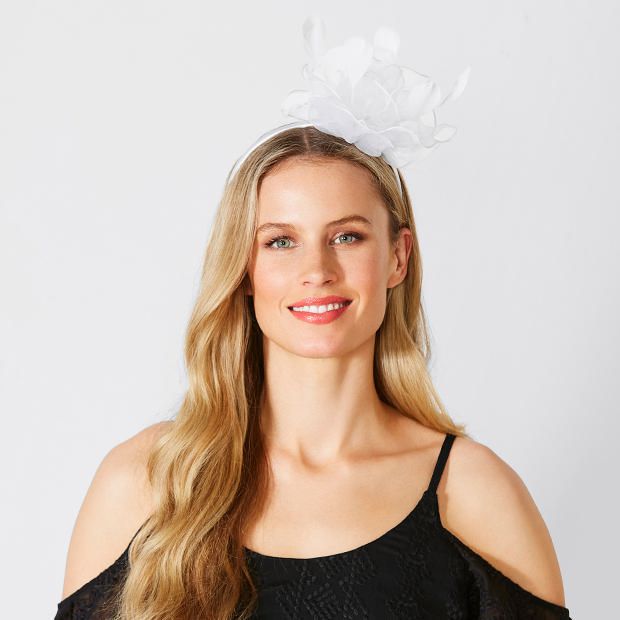 Suzie Organza Twirl Fascinator Suzie Organza Twirl Fascinator