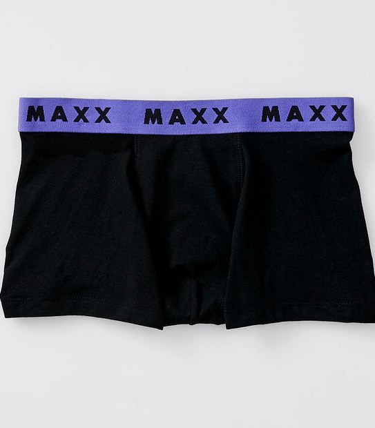 Maxx Older Boys 7 Pack Trunks - Black