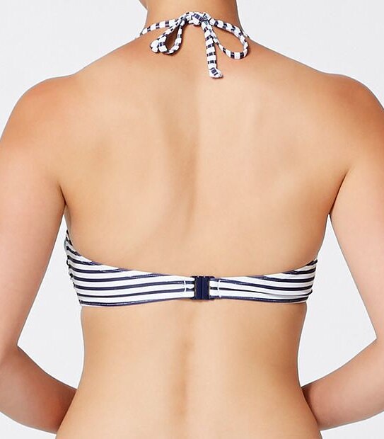 Tropical Leaf Bandeau Bikini Top 2 of 3
