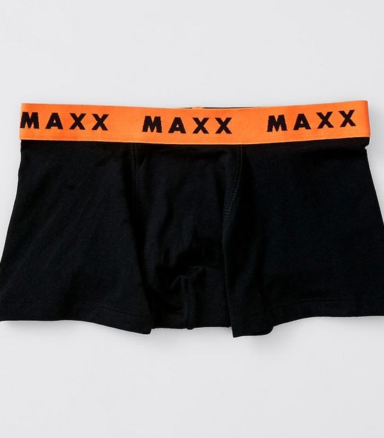 Maxx Older Boys 7 Pack Trunks - Black