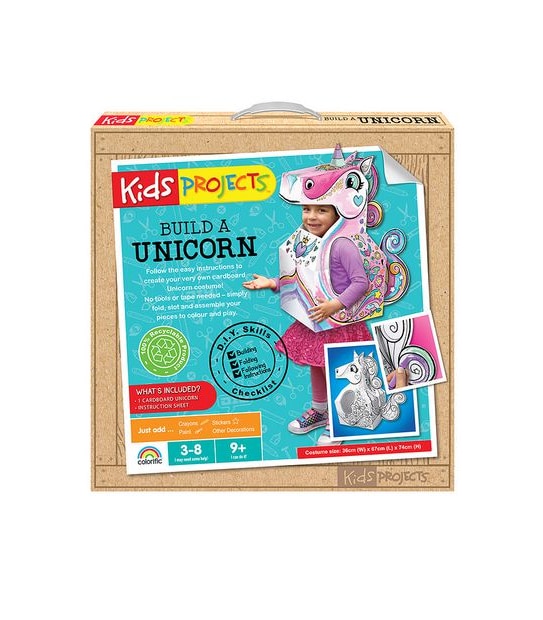 Kids Projects: Build a Unicorn Cardboard Wearables
