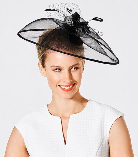 Nicola Crin Saucer Fascinator