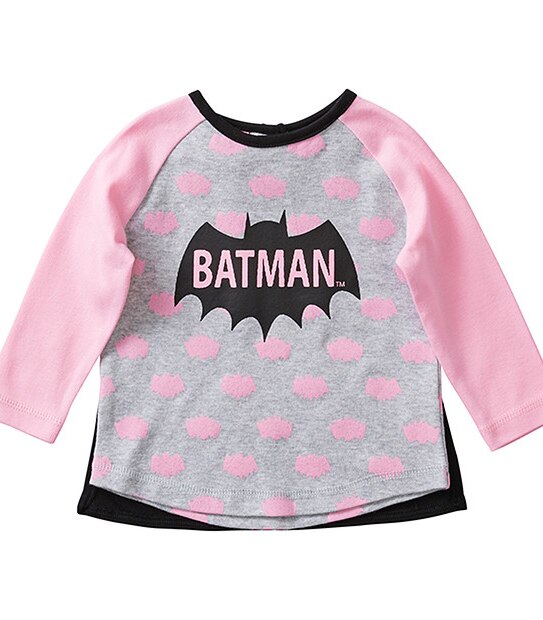 Batman Baby Long Sleeve Top With Cape