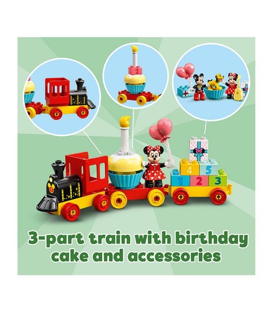 LEGO® DUPLO® Disney™ Mickey & Minnie Birthday Train 10941