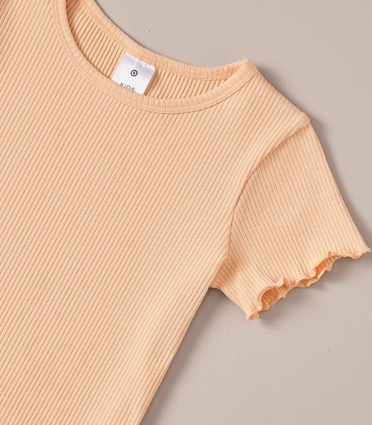SE246568_01 SS RIB TEE PEACH 2 of 5