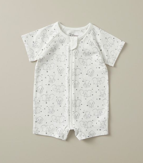 Baby Disney Dumbo Organic Cotton Romper