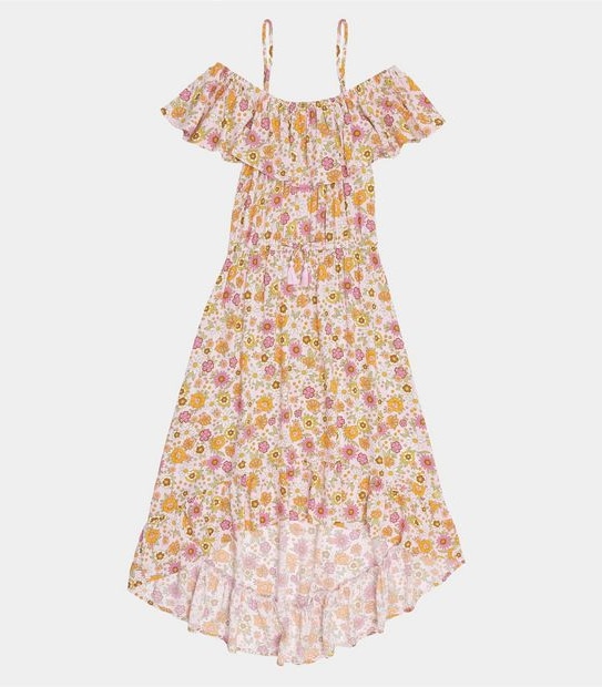 Piping Hot Retro Floral Dress