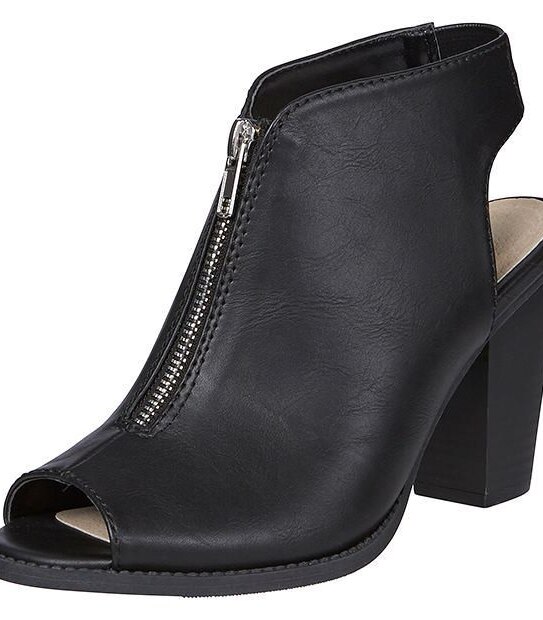 Tulia Zip Front Ankle Boots
