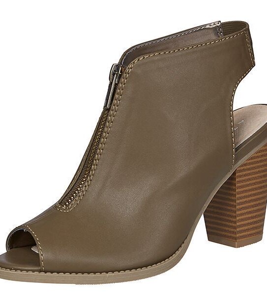 Tulia Zip Front Ankle Boots