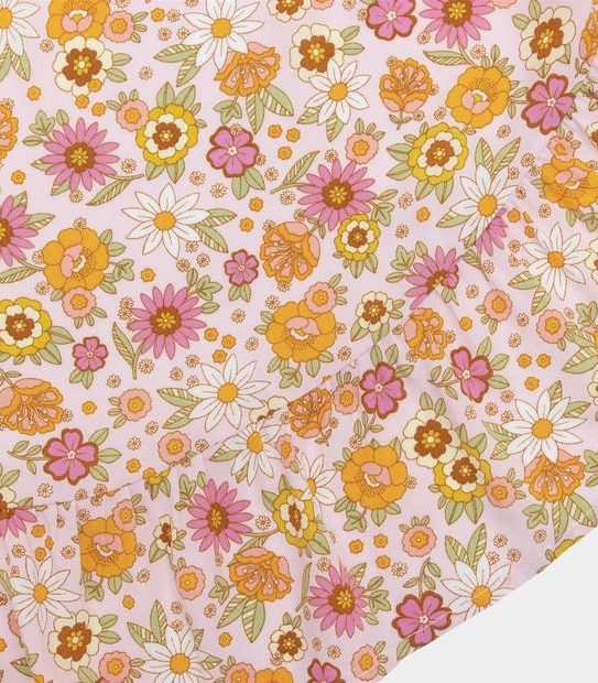 Piping Hot Retro Floral Dress