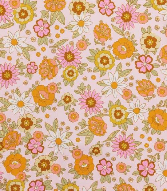 Piping Hot Retro Floral Dress