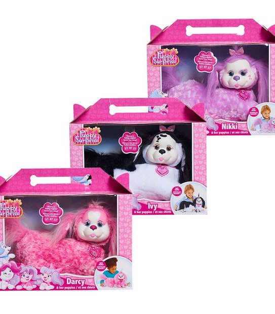 Puppy Surprise Plush & Her Puppies Plush - Assorted*