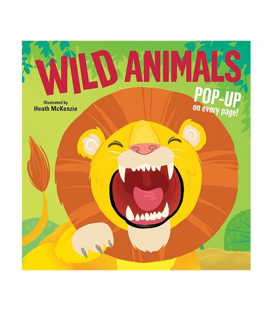 Pop-Up Book: Wild Animals - Heath McKenzie