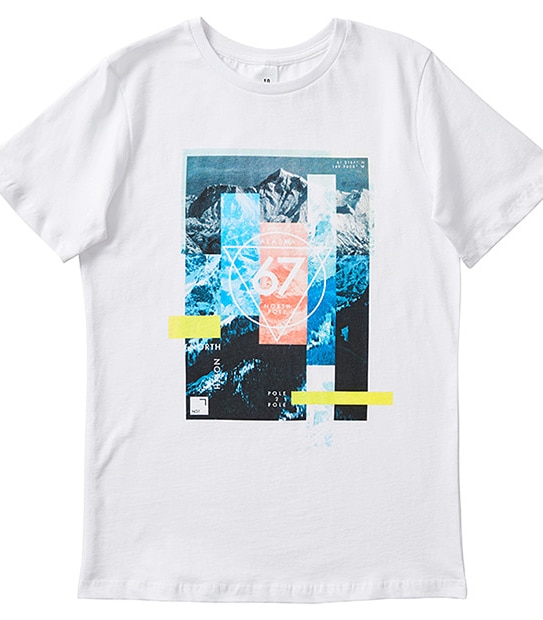 Short Sleeve 67 Geo Print T-Shirt 1 of 3