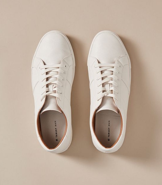 Mens Pebble Grain Sneakers