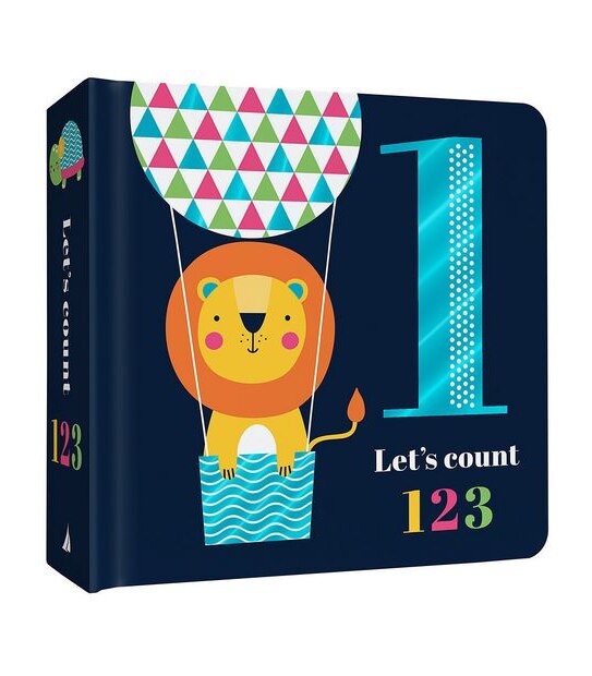 Chunky Foil Board Book - Let's Count 123