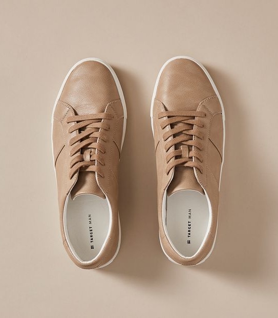Mens Pebble Grain Sneakers
