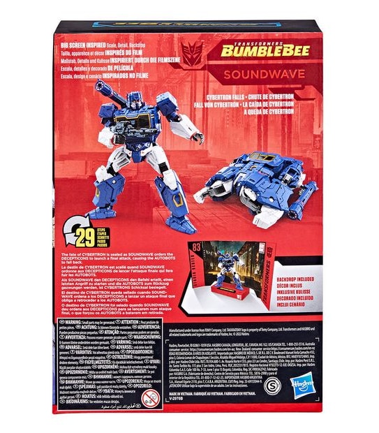Transformers Generations Studio Series 83 Voyager Soundwave Action Figure