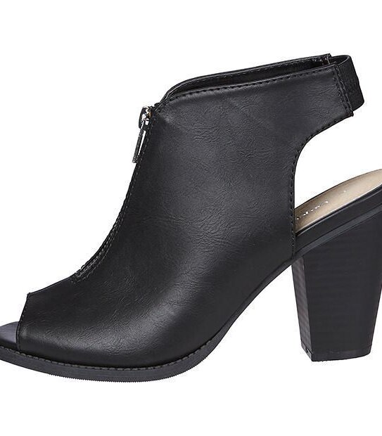 Tulia Zip Front Ankle Boots