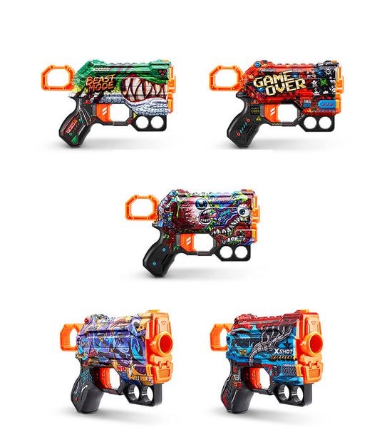 X-Shot Skins Menace Dart Blaster (8 Darts) by ZURU - Assorted*