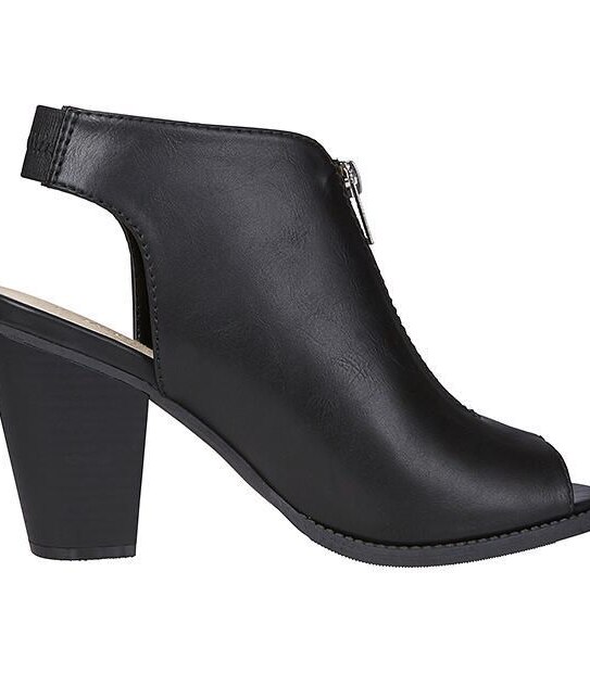 Tulia Zip Front Ankle Boots