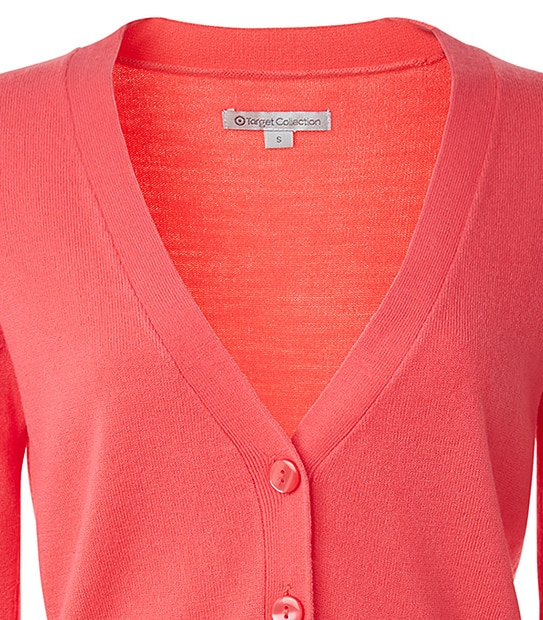 Cashmere Feel V-Neck Cardigan