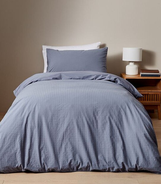 Fabian Textured Quilt Cover Set Target Australia