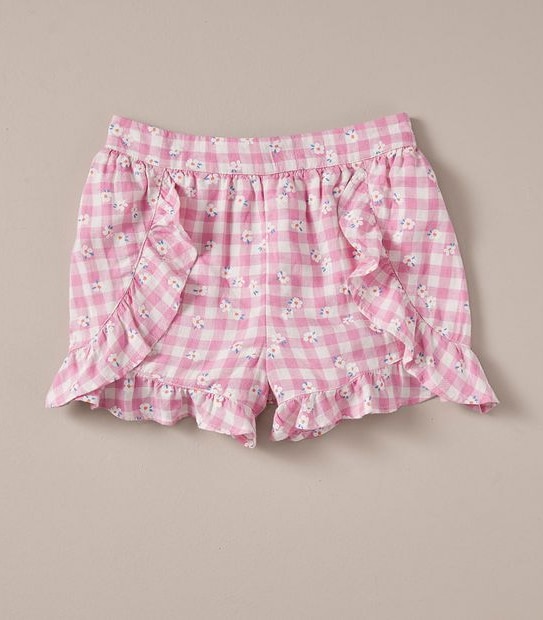 Linen Blend Frill Shorts 3 of 5