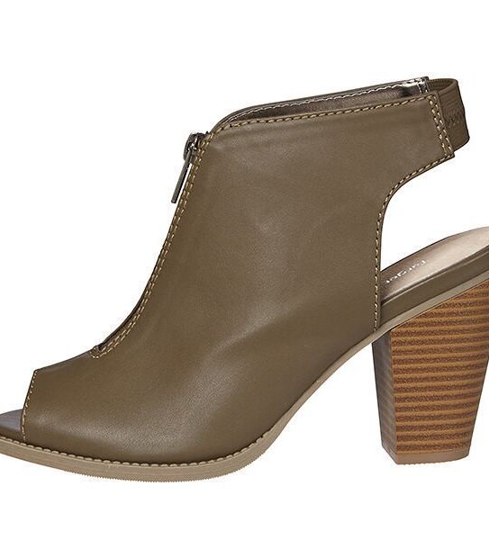 Tulia Zip Front Ankle Boots